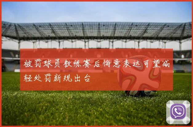被罚球员教练赛后悔意表达可望减轻处罚新规出台